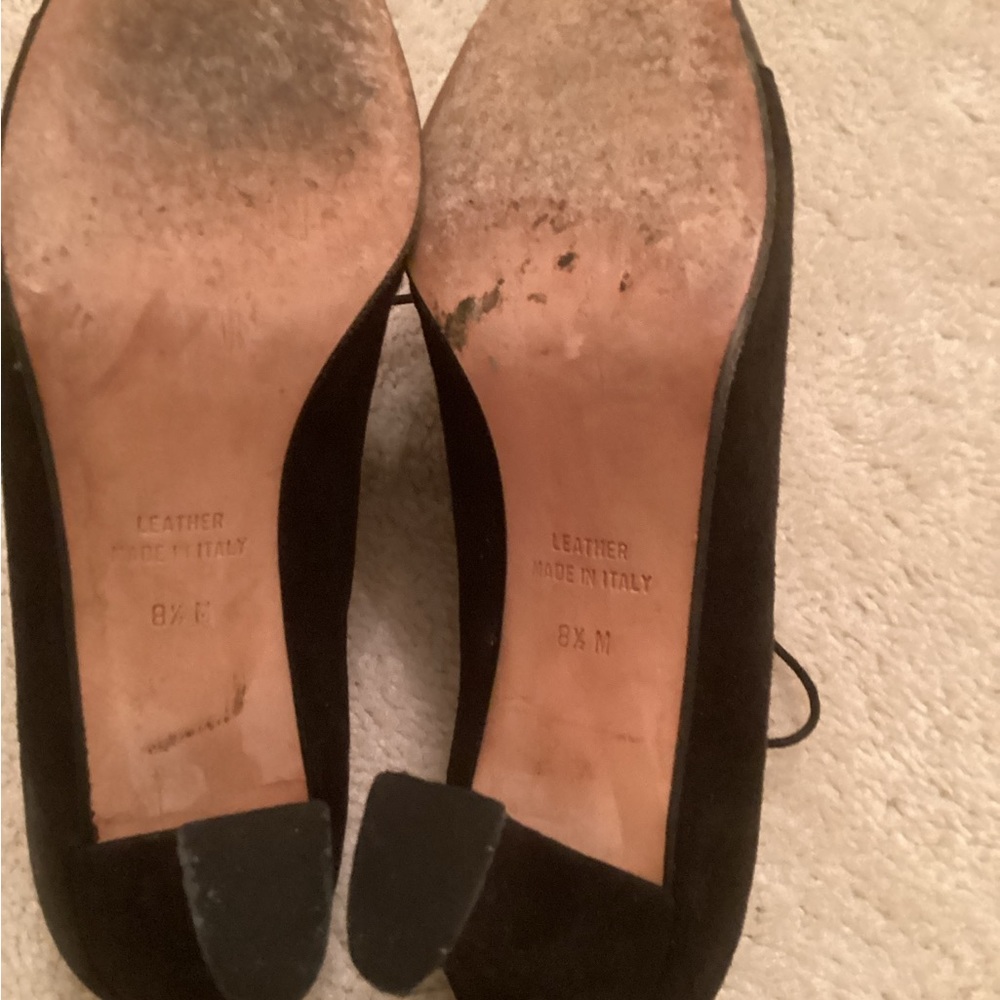 Anne Klein Tie Heel shoe 8 1/2 - Picture 3 of 4